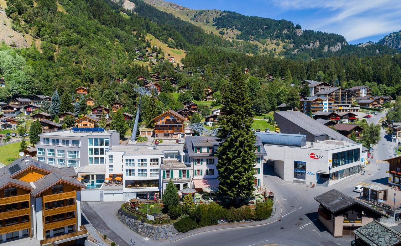 Hotel Blattnerhof Blatten bei Naters Bagian luar foto